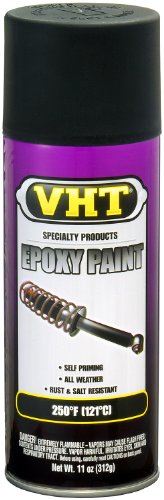 VHT VHT SP652 Satin Black Epoxy All Weather Paint Can - 11 oz. - Outdoor Depot