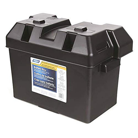 Camco Camco Large Battery Box with Straps and Hardware - Group 27, 30, 31 |Safely Stores RV, Automotive, and - Outdoor Depot