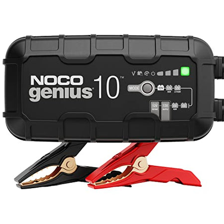 NOCO NOCO GENIUS10: 10A 6V/12V Smart Battery Charger – Automatic Maintainer, Trickle Charger & Desulfator - Outdoor Depot