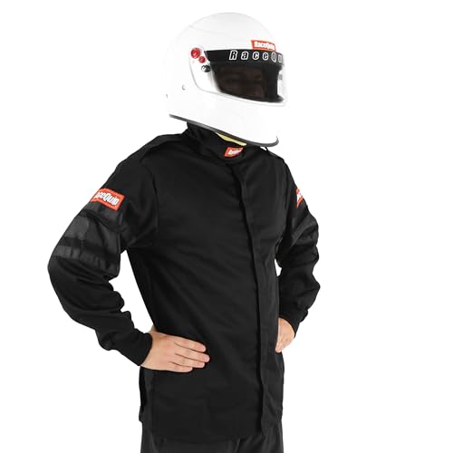 RaceQuip® 111003RQP 110 Series Driving Jacket - SFI 3.2A/1 - Black - Medium