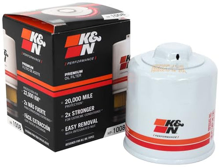 K&N K&N Premium Oil Filter: 20,000 Mile Engine Protection with Wrench Off Nut: Compatible with Select - Outdoor Depot