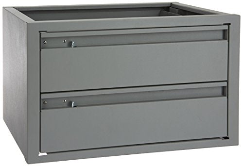 Kargo Master Kargo Master 40070 Grey 20" W x 12" H x 13.5" D Steel 2 Drawer Cabinet - Outdoor Depot