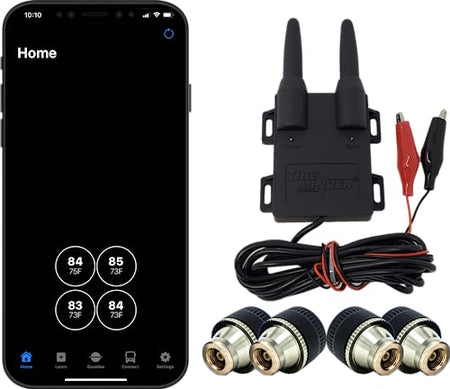TireMinder TireMinder Smart TPMS with 4 Transmitters for RVs, MotorHomes, 5th Wheels, Motor Coaches and - Outdoor Depot