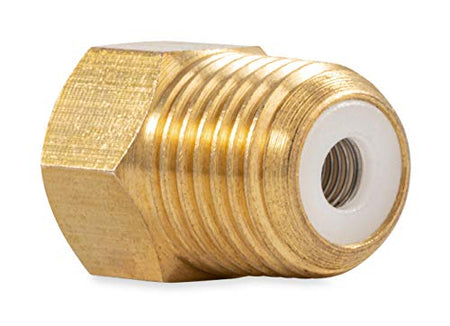 Camco Camco 59954 1/4" Male NPT x 1/4" Female Propane Fitting Inverted Flare with Check Valve - Outdoor Depot