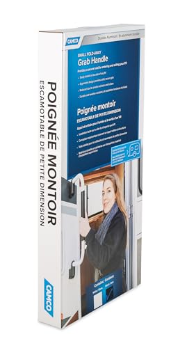 Camco Camco Fold-Away RV Grab Handle - Provides Secure Hold for Entering & Exiting - Measures 18-in, for - Outdoor Depot