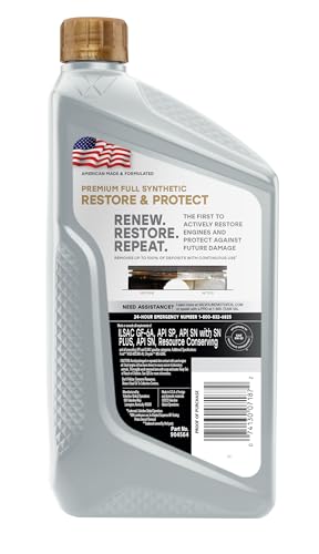 Valvoline Valvoline Restore & Protect Full Synthetic 5W-30 Motor Oil 1 Quart - Outdoor Depot