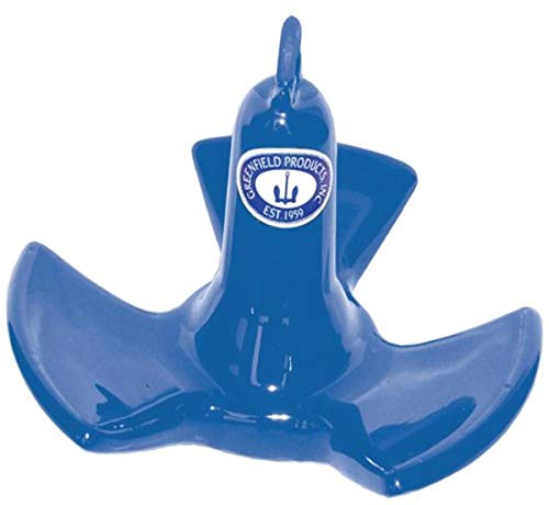 Greenfield 530-R Vinyl Coated River Anchor - Royal Blue, 30 lb., 8.75" x 13.5"
