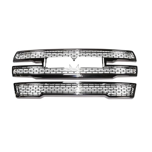 Coast to Coast International CCI Grille Insert GI179, Overlay, 2 Piece Set, Mesh Style, OEM Shape, Chrome - Outdoor Depot