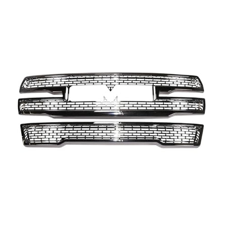 Coast to Coast International CCI Grille Insert GI179, Overlay, 2 Piece Set, Mesh Style, OEM Shape, Chrome - Outdoor Depot