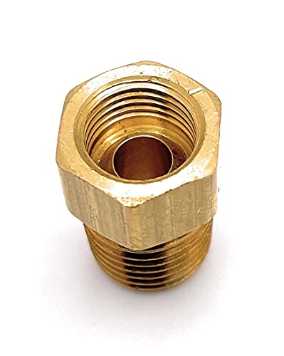 AP Products AP Products Marshall Excelsior ME2132P Inverted Flare Adapter - 1/4" MNPT x 1/4" Female Flare - Outdoor Depot