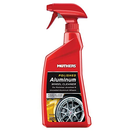 Mothers Mothers Polished Aluminum Wheel Cleaner, 24 oz. — Safely Cleans Uncoated Polished Aluminum & - Outdoor Depot