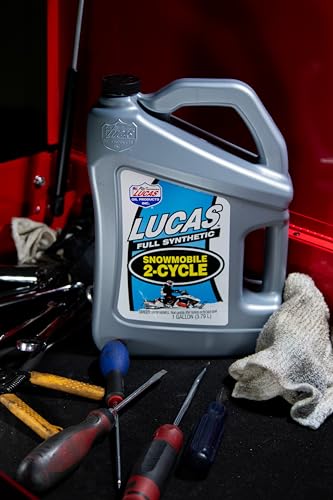 Lucas Oil Lucas Oil 10847 Synthetic 2-Cycle Snowmobile Oil - 1 Gallon - Outdoor Depot