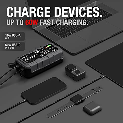 NOCO NOCO Boost X GBX45: 1250A UltraSafe Jump Starter – 12V Lithium Battery Booster Pack, Portable Jump Box, - Outdoor Depot