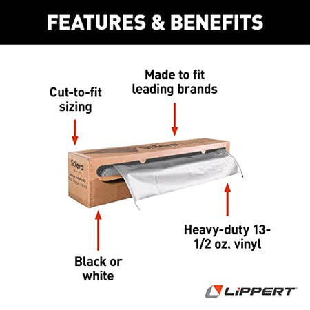 Solera Solera Universal Slide-Topper Replacement Cut-to-Fit Fabric for 5th Wheel RVs, Travel Trailers, - Outdoor Depot