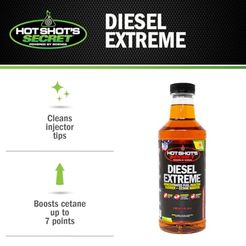 Hot Shot's Secret Hot Shot's Secret Diesel Extreme 32 oz – Treats 80 Gallons – Concentrated Diesel Fuel - Outdoor Depot