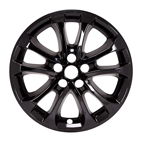 Coast To Coast International IMP471BLK Gloss Black Wheel Skin Compatible with 2019-2020 Ford Fusion SE