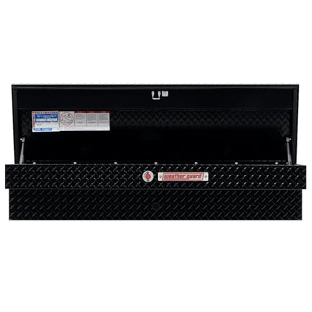 Weather Guard Weather Guard Model 174-5-04 56in Lo-Side Box, Aluminum, Gloss Black, 4.0 cu ft - Outdoor Depot