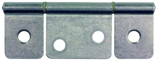 JR Products JR Products 70635 Non-Mortise Hinge - Satin Nickel 3.5 x 1.5 x 1.2" - Outdoor Depot