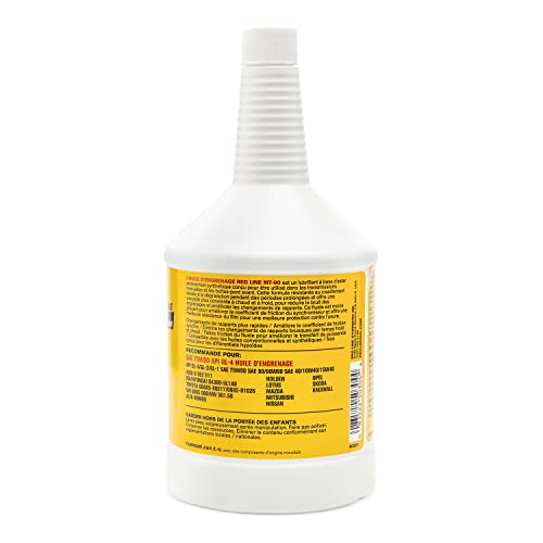 Redline Oil Red Line 50304 MT-90 75W-90 GL-4 Manual Transmission and Transaxle Lubricant (MTL)- 1 Quart - Outdoor Depot