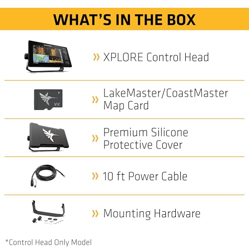 Humminbird Humminbird XPLORE 12 GPS Fish Finder, MEGA Side Imaging+ & HD Touchscreen (Control Head Only) - Outdoor Depot