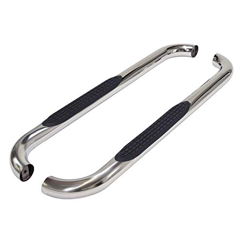 Trailfx TrailFX Nerf Bars for Chevrolet Silverado 1500 Standard Cab 2020-2021 3 Inch Round Bent Polished - Outdoor Depot