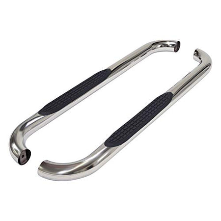 Trailfx TrailFX Nerf Bars for Chevrolet Silverado 1500 Standard Cab 2020-2021 3 Inch Round Bent Polished - Outdoor Depot