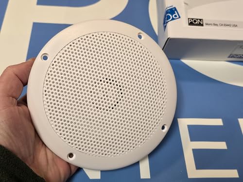 PQN Audio PQN Audio ECO50-4W Waterproof Marine Speakers - RV, Camper, Boat, Wall and Floor Outdoor Speakers - Outdoor Depot