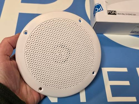 PQN Audio PQN Audio ECO50-4W Waterproof Marine Speakers - RV, Camper, Boat, Wall and Floor Outdoor Speakers - Outdoor Depot