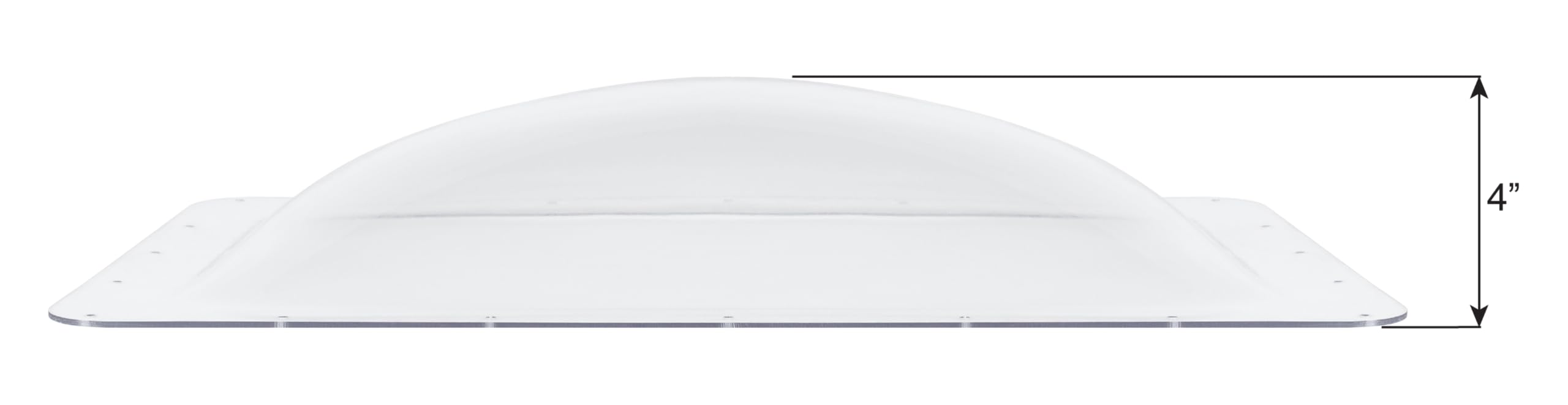 ICON ICON RV Skylight - SL1422C - Clear, Fits 14"x22" openings, 16"x26" overall, Outer Dome Skylight - Outdoor Depot