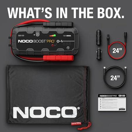 NOCO NOCO Boost GB150: 3000A UltraSafe Jump Starter – 12V Lithium Battery Booster Pack, Portable Jump Box, - Outdoor Depot