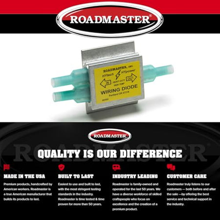 Roadmaster Roadmaster 794 Pack of 4 Hy-Power Diodes Compatible with RVs & Flat Towed Vehicles | Prevents - Outdoor Depot