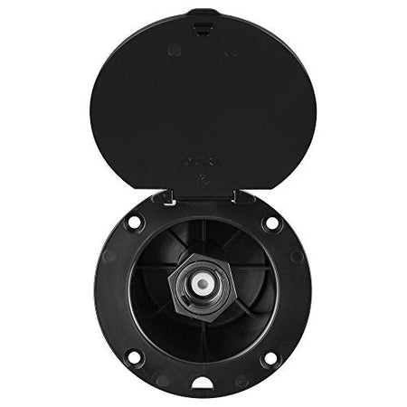 Dura Faucet Dura Faucet DF-SA184-BK RV Outdoor Exterior Utility Spray Dock Port with Quick Connect Hookup - Outdoor Depot
