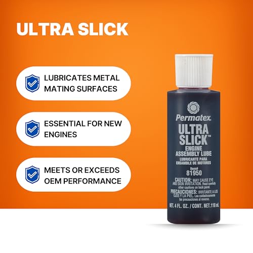 Permatex Permatex 81950 Ultra Slick Engine Assembly Lube, 4 oz. , Red - Outdoor Depot