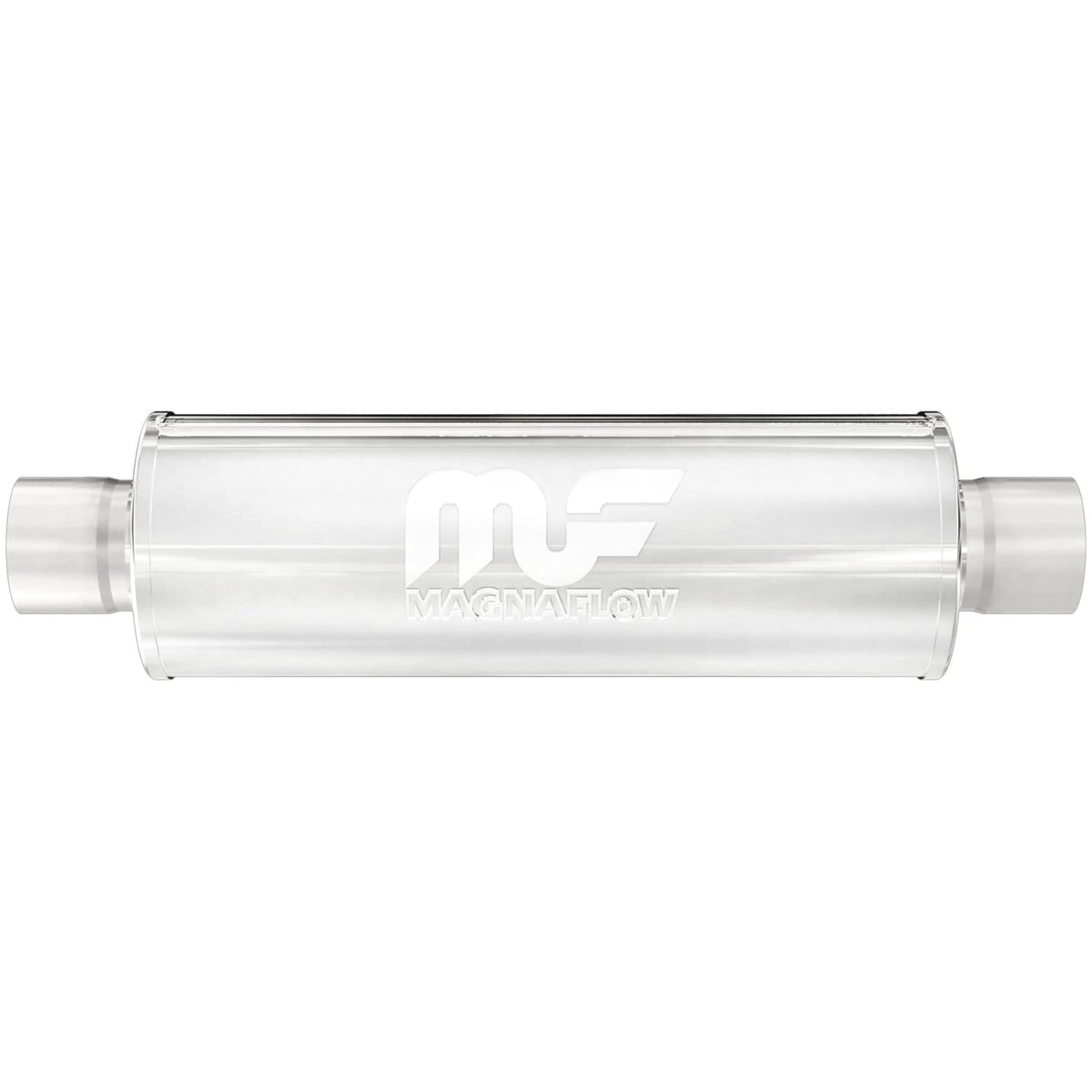MagnaFlow Exhaust Products MagnaFlow Performance Exhaust Muffler 10415: 2.25"/2.25" Inlet/Outlet, 4x4x14" - Outdoor Depot