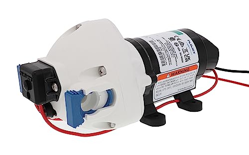 Flojet Flojet RV Water Pump R3526144D, 12 VDC 3-Chamber - Small Water Pump Ideal for Boats/Camper-Trailers - - Outdoor Depot