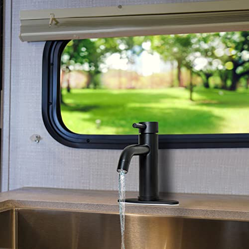 Empire Faucets Quick Products Empire Brass VF77BMT-A Faucet Lav Single Lever Black - Outdoor Depot