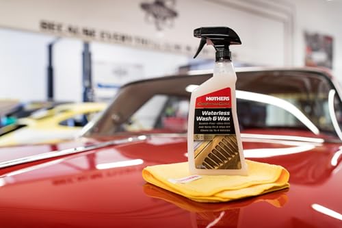 Mothers Mothers California Gold Waterless Wash & Wax, 24 oz. — Quick & Easy Car Care Without Water, Spray On - Outdoor Depot