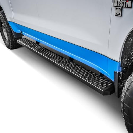Westin Westin 27-74745 Grate Steps Running Boards 90 in. Textured Black Pair (Required Mounting Kit Sold - Outdoor Depot