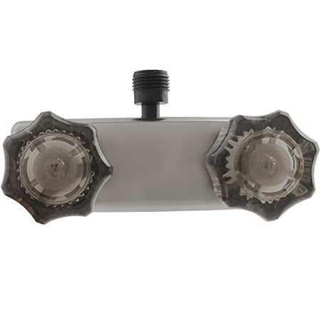 Dura Faucet Dura Faucet DF-SA100S-SN RV/Motorhome/Trailer Shower Faucet Valve Diverter with Smoked Acrylic - Outdoor Depot