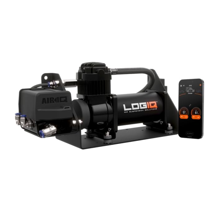 ReadyLIFT Logiq AirIQ 50-42200 Air Management Package. Pre-Assembled, 2-Channel, 400HD Compressor