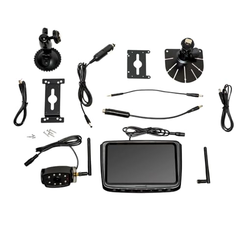 Brandmotion Brandmotion Wireless Observation IR Camera System with 7″ HD Monitor | Compatible with RAM 1500 - Outdoor Depot