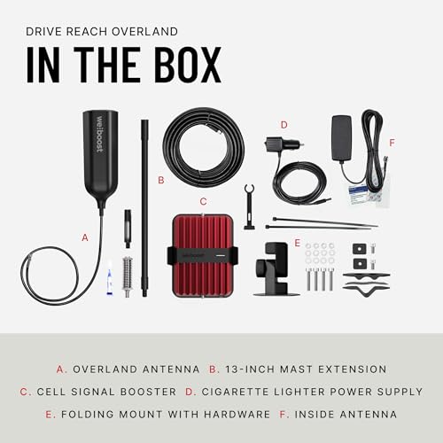 weBoost weBoost Drive Reach Overland - Cell Phone Signal Booster for Off Road Vehicles | Boosts 5G & 4G LTE - Outdoor Depot