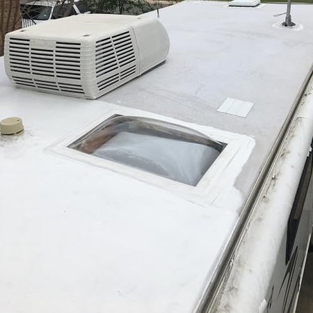 ICON ICON RV Skylight - SL1422S - Smoke, Fits 14"x22" openings, 16"x26" overall, Outer Dome Skylight - Outdoor Depot