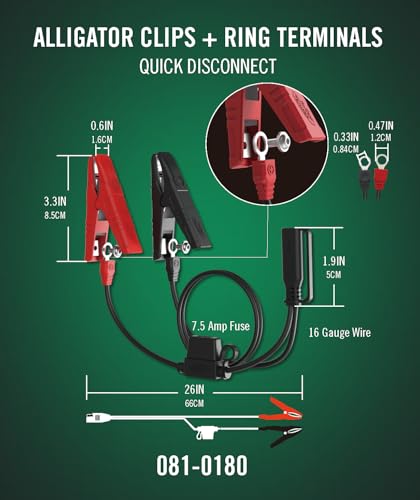 Battery Tender Battery Tender 800 is a SuperSmart Battery Charger that will Constantly Monitor, Charge, and - Outdoor Depot