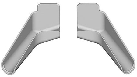 JR Products JR Products 655-PW-A Polar White Rigid Extended Rain Gutter Spout - Outdoor Depot