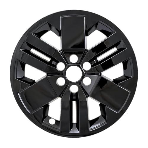 CCI Impostor ® Wheel Skins IMP529BLK, 17 Inch, 6 Spokes, Painted, Gloss Black, ABS Plastic, Fits Over and Into OEM Wheel, Set of 4, Fits 2025-2026 Nissan Frontier SV Model