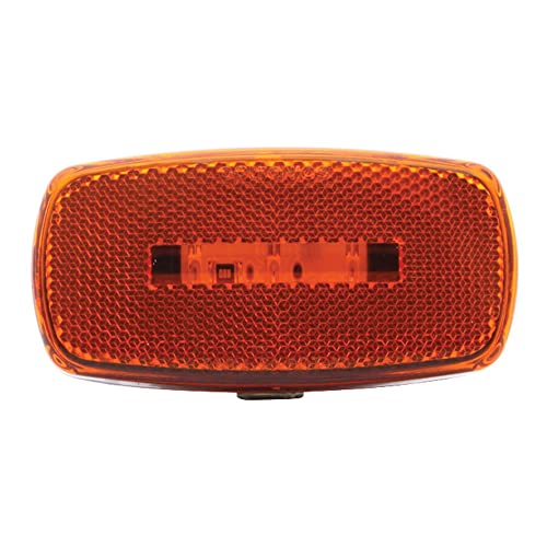 Optronics Optronics MCL32ABS Surface Mount LED Marker Clearance Light with Reflex, Amber - Outdoor Depot