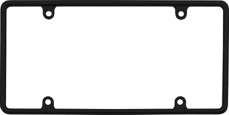 Cruiser Accessories Cruiser Accessories 21350 Slim Rim License Plate Frame, Black - Outdoor Depot