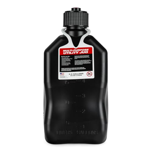 VP Racing VP Racing Fuels Motorsports Jug 5.5 Gal Black Square - Outdoor Depot