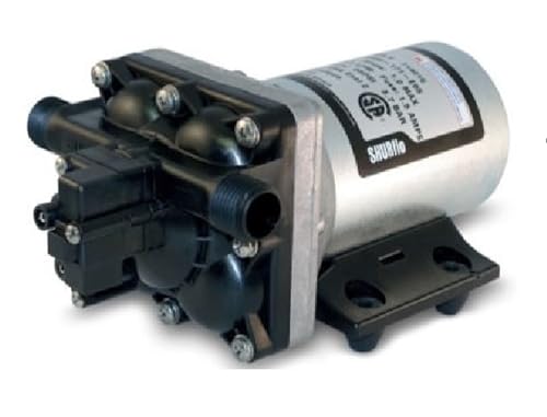 SHURFLO PENTAIR SHURFLO Revolution 4008-171-E65 RV Fresh Water Pump 115V AC 3.0 GPM 55 PSI Quiet Automatic - Outdoor Depot